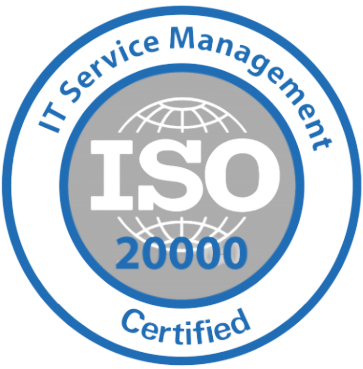 ISO 20000-1 Certified